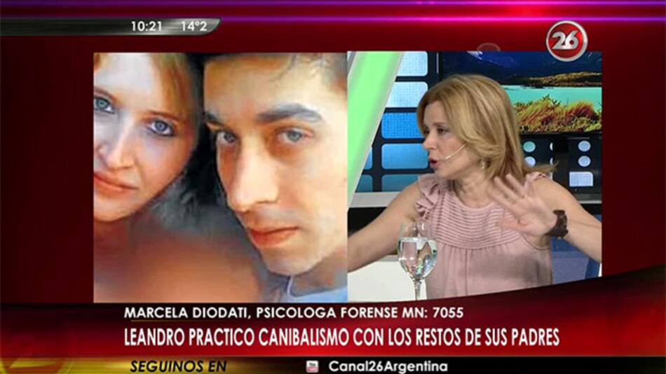 Canibalismo en parricidio (Canal 26)
