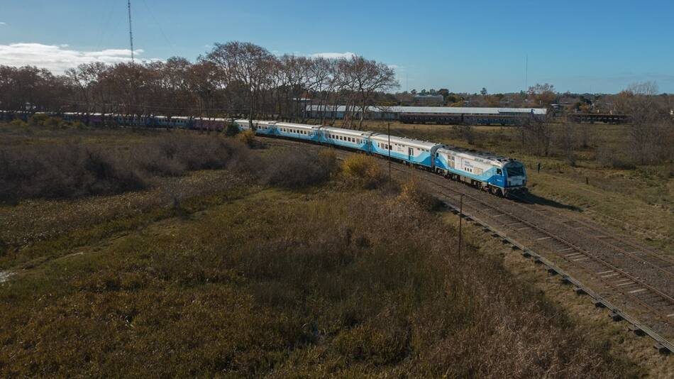 Viajar en tren por Argentina. Foto: X @TrenesArg
