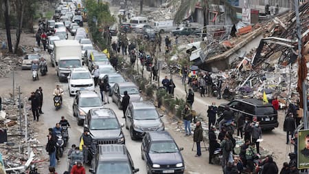 Personas regresan a sus hogares en el Líbano tras tregua entre Israel y Hezbollah. Foto: Reuters.