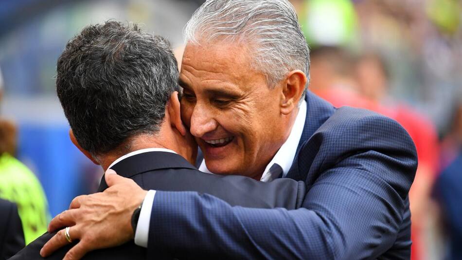Tite DT Brasil, Brasil vs. México, Mundial Rusia 2018 (Reuters)