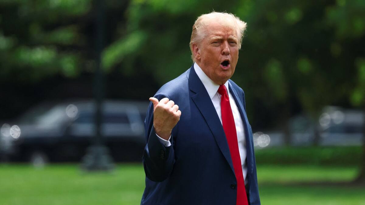 Donald Trump, presidente de Estados Unidos. Foto: Reuters/Evelyn Hockstein