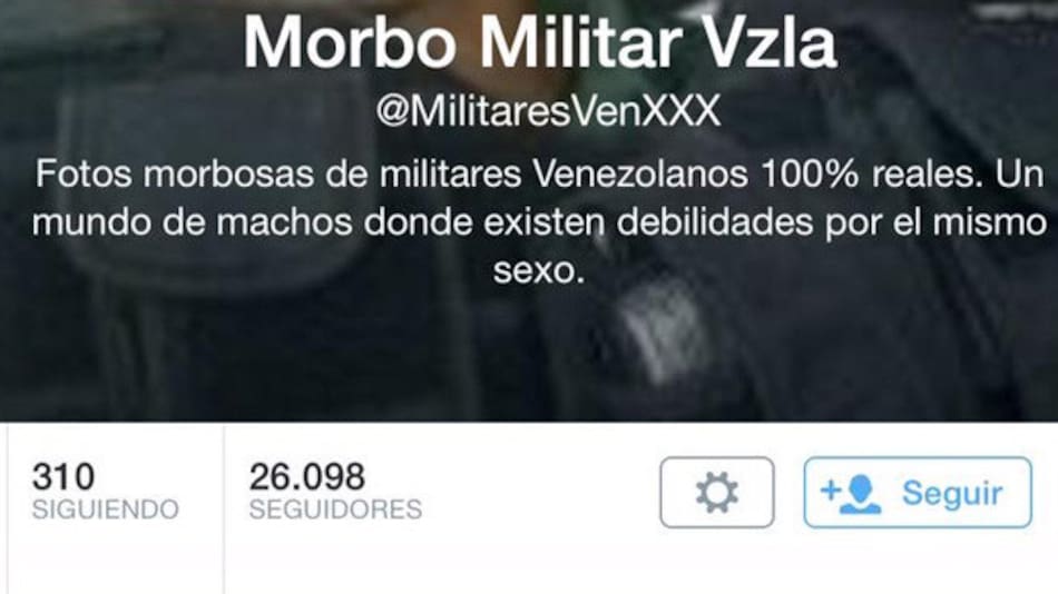 Fotos pornos de militares venezolanos (Twitter)