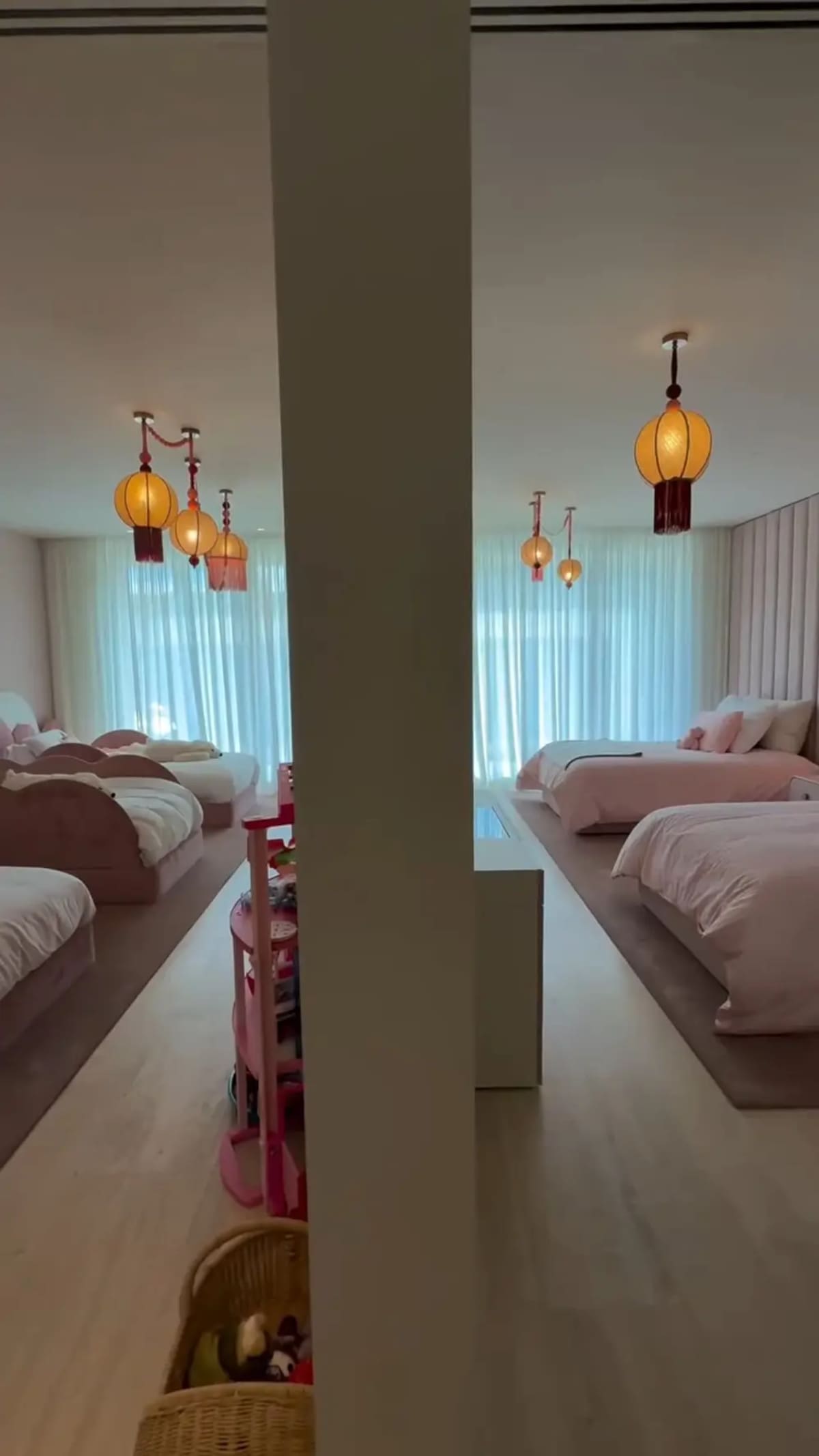 Habitación de las hijas de Ronaldo