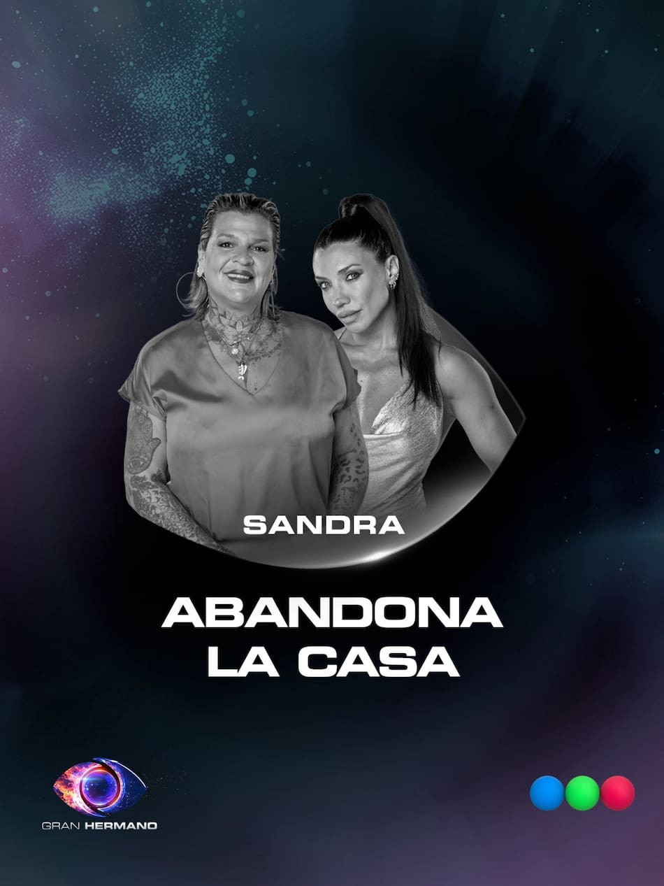 Sandra, la nueva eliminada de la casa de Gran Hermano 2025. Foto: x GranHermanoAr.