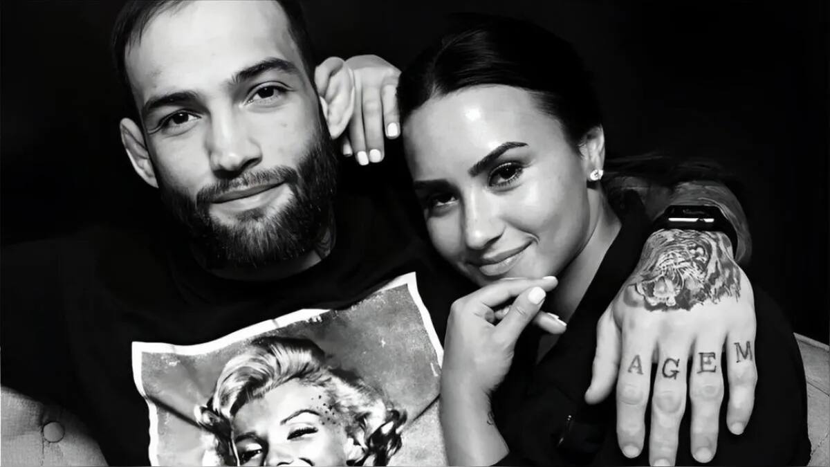Demi Lovato y Guilherme Vasconcelos vivieron un romance en 2017. Foto: redes sociales.