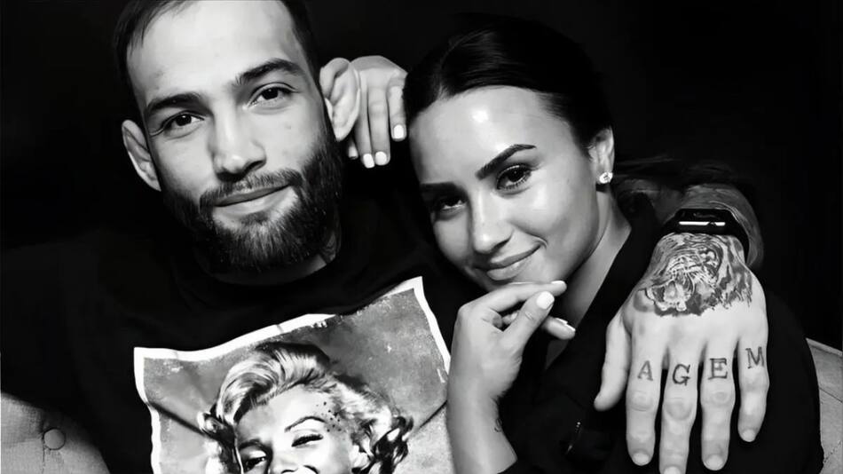 Demi Lovato y Guilherme Vasconcelos vivieron un romance en 2017. Foto: redes sociales.