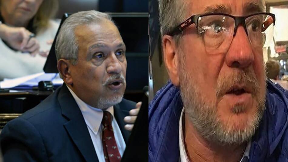 Juan Carlos Romero y su familiar, Néstor Romero