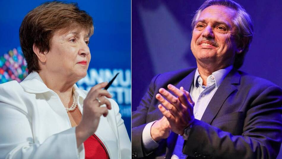 Kristalina Georgieva y Alberto Fernández, AGENCIA NA