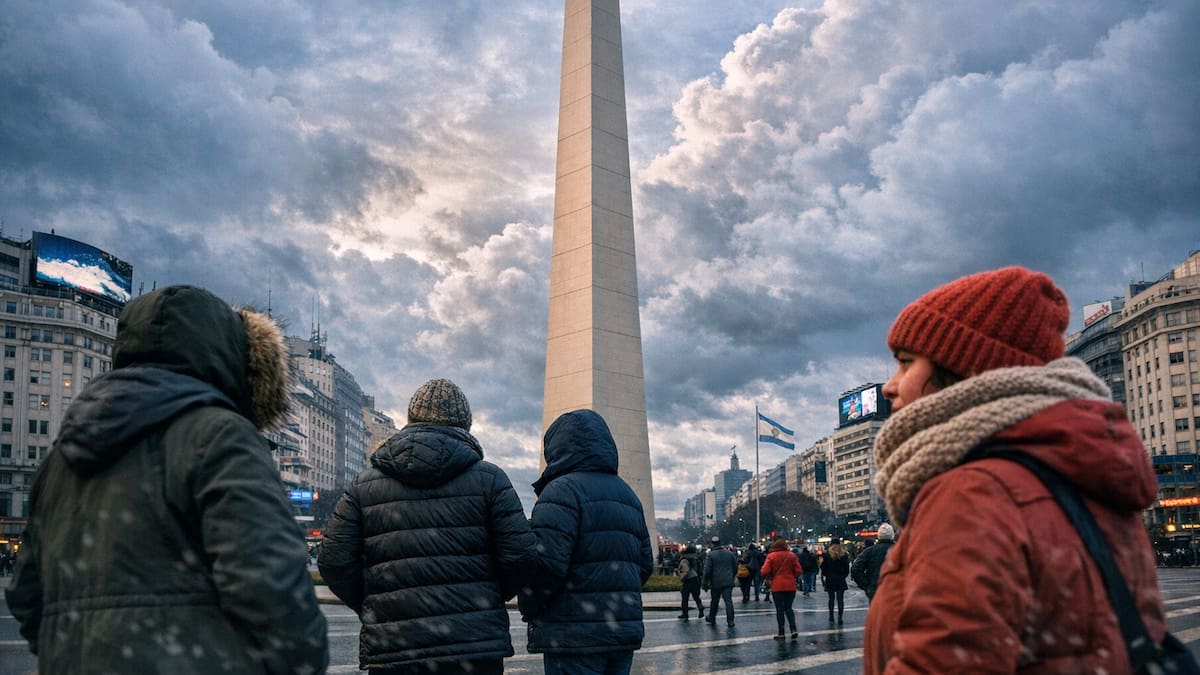 Se instala el frío polar en el AMBA: qué día llega la mínima de 5 °C y hasta cuándo dura