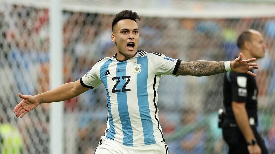 Lautaro Martínez; Selección Argentina. Foto: NA.