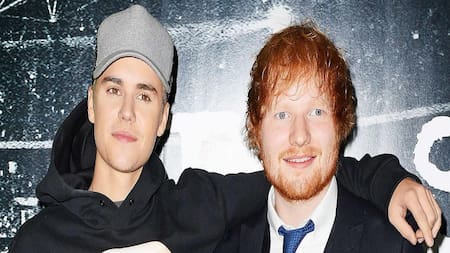 Ed Sheeran y Justin Bieber