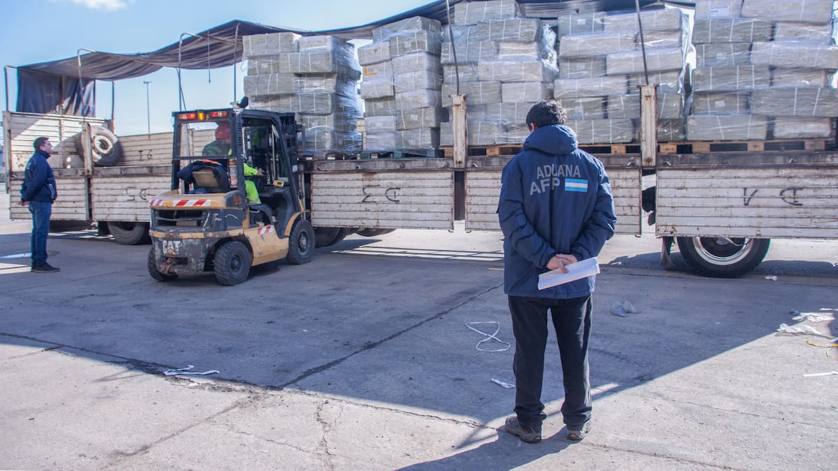 Aduana Argentina. Importaciones.
