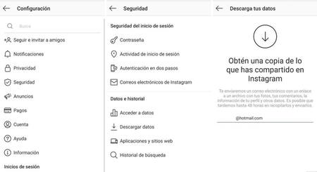 Como guardar las stories de Instagram. Fuente: Captura.