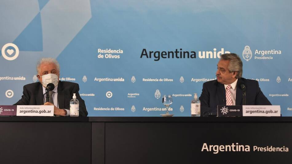 Ginés González García y Alberto Fernández, AGENCIA NA