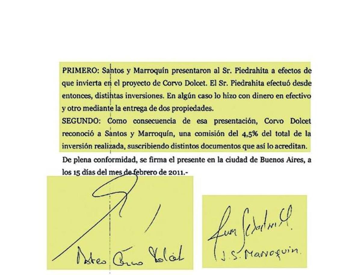 Causa Narco, declaración de testigo