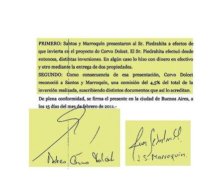 Causa Narco, declaración de testigo