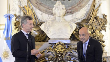 Mauricio Macri y Gustavo Arribas, AGENCIA NA