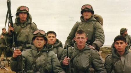 Soldados argentinos en Malvinas