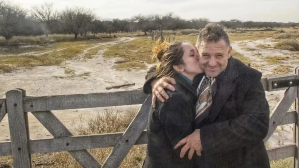 Ricardo Iorio y su hija. Foto: NA