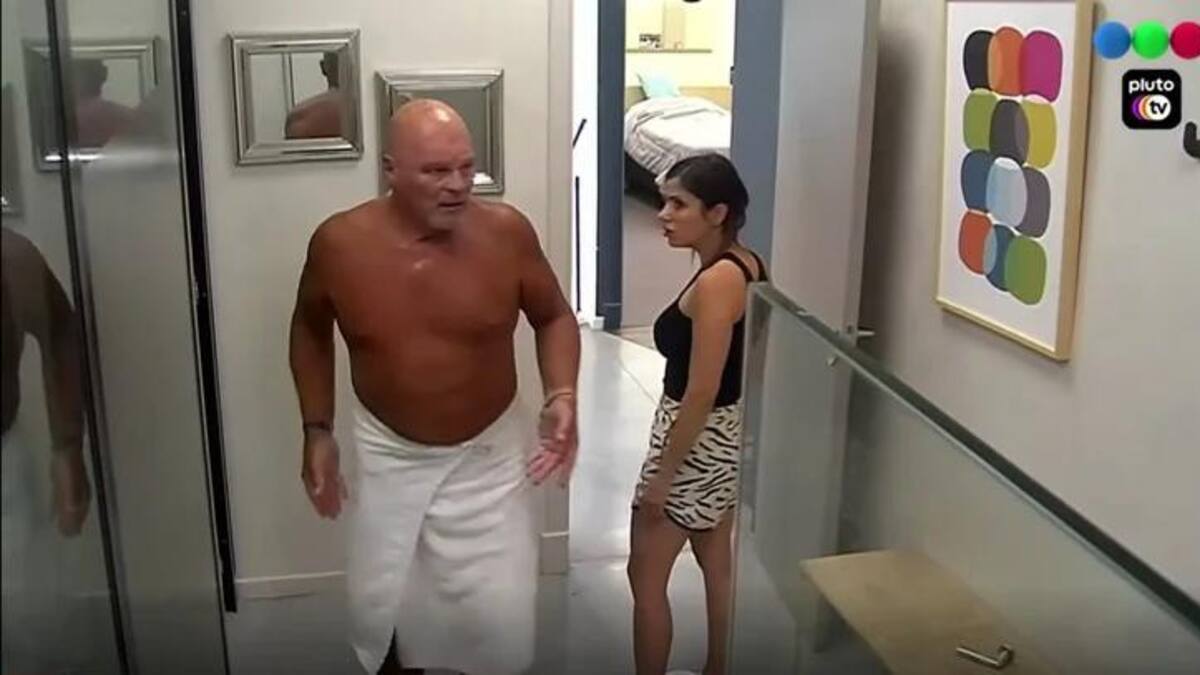Alfa y Romina de Gran Hermano. Foto: captura de video