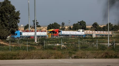 Ayuda humanitaria en la Franja de Gaza. Foto: Reuters