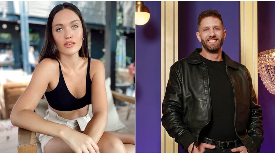 Camila Pittaluga y Ezequiel Ingrassia, participantes de Love is Blind Argentina. Fotos: Instagram.