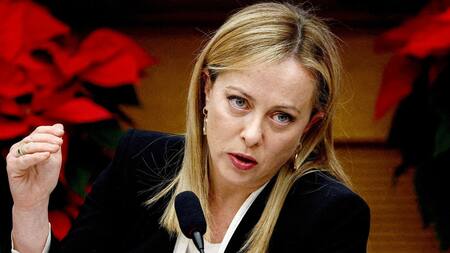 Primera ministra de Italia, Giorgia Meloni. Foto: Reuters.