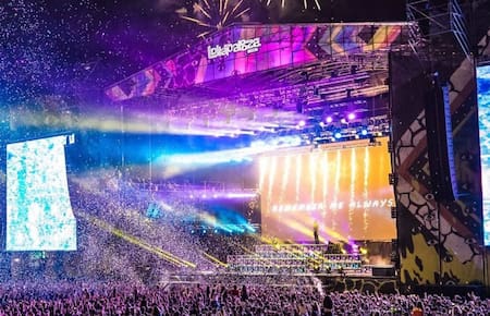 Lollapalooza Argentina. Foto Instagram @lollapaloozaar