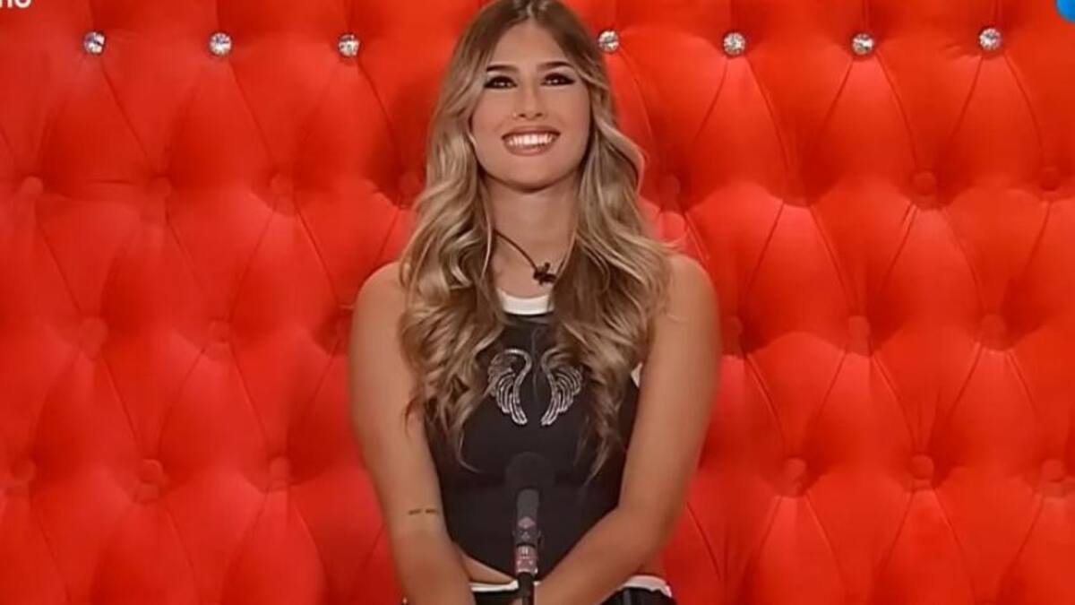 Julieta en la casa de Gran Hermano. Foto: NA.