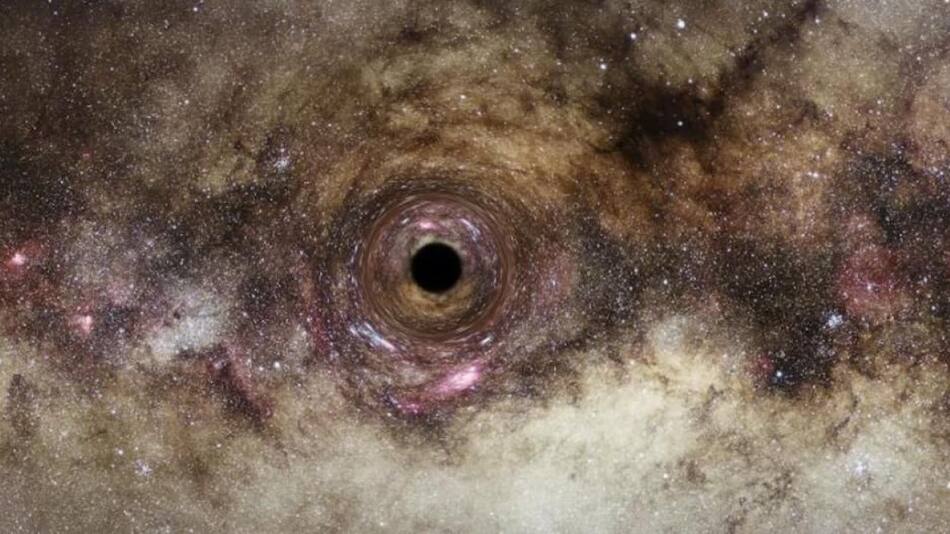 Galaxia, agujero negro, universo. Foto X.