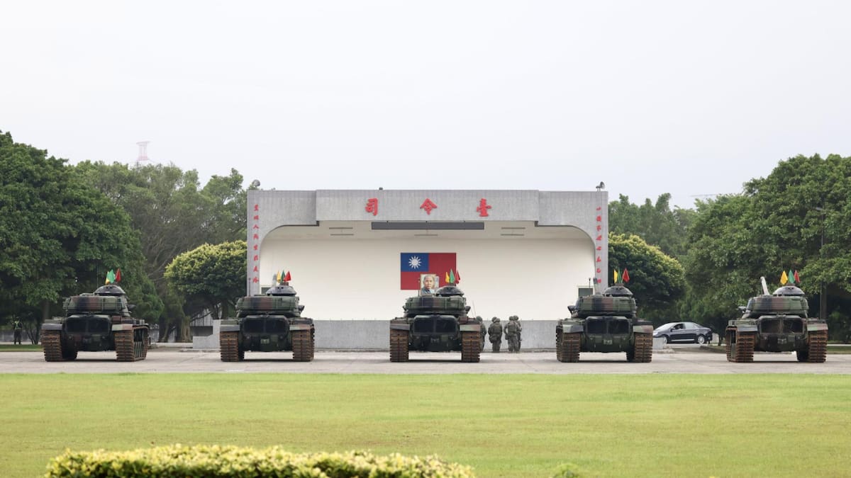Taiwán desplega sus tropas ante maniobras militares chinas. Foto: EFE.