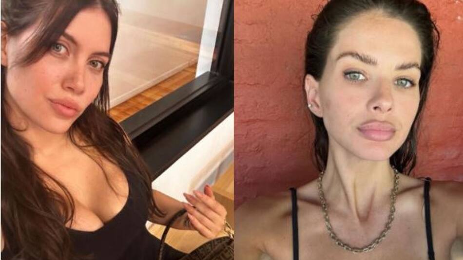 La China Suárez y Wanda Nara. Foto: Redes sociales