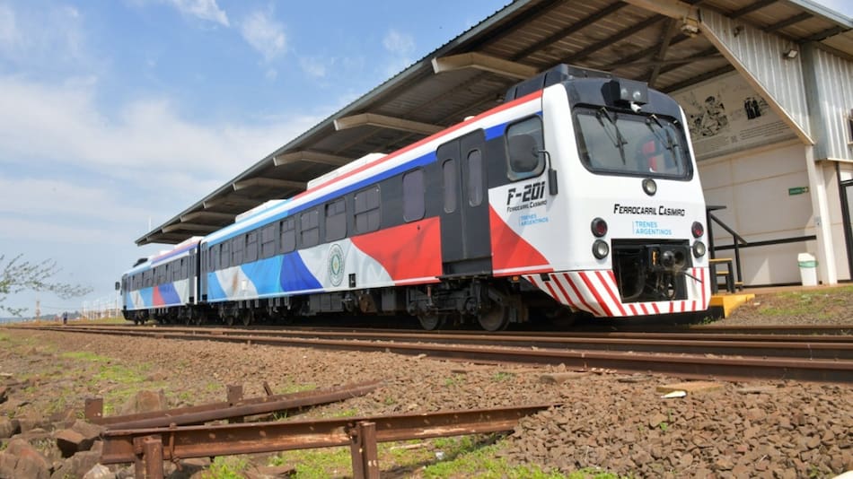 El Tren Internacional de Posadas-Encarnación. Foto: Gentileza Trenes Argentinos.