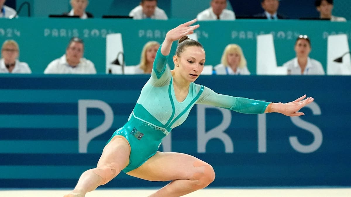 La gimnasta rumana Ana Barbosu se llevó el bronce en los Juegos Olímpicos. Foto: Reuters