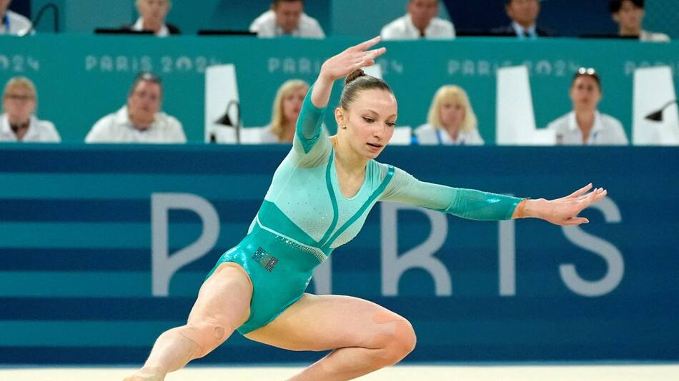La gimnasta rumana Ana Barbosu se llevó el bronce en los Juegos Olímpicos. Foto: Reuters