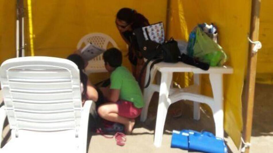 Accidente en carpa de San Clemente