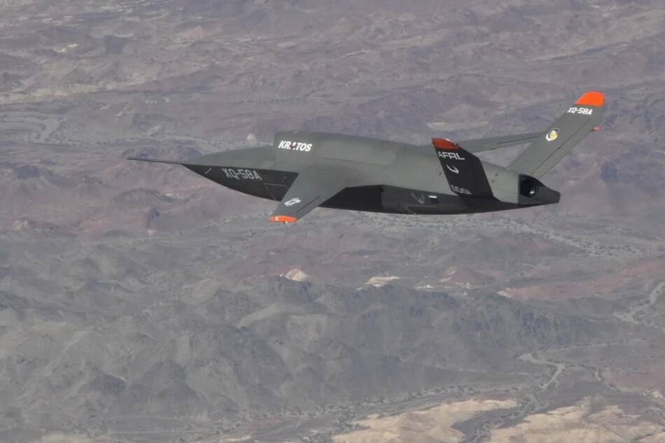 XQ-58A Valkyre. Foto: Twitter.