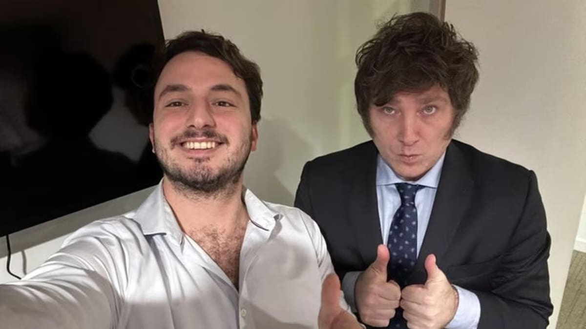 Agustín Romo y Javier Milei