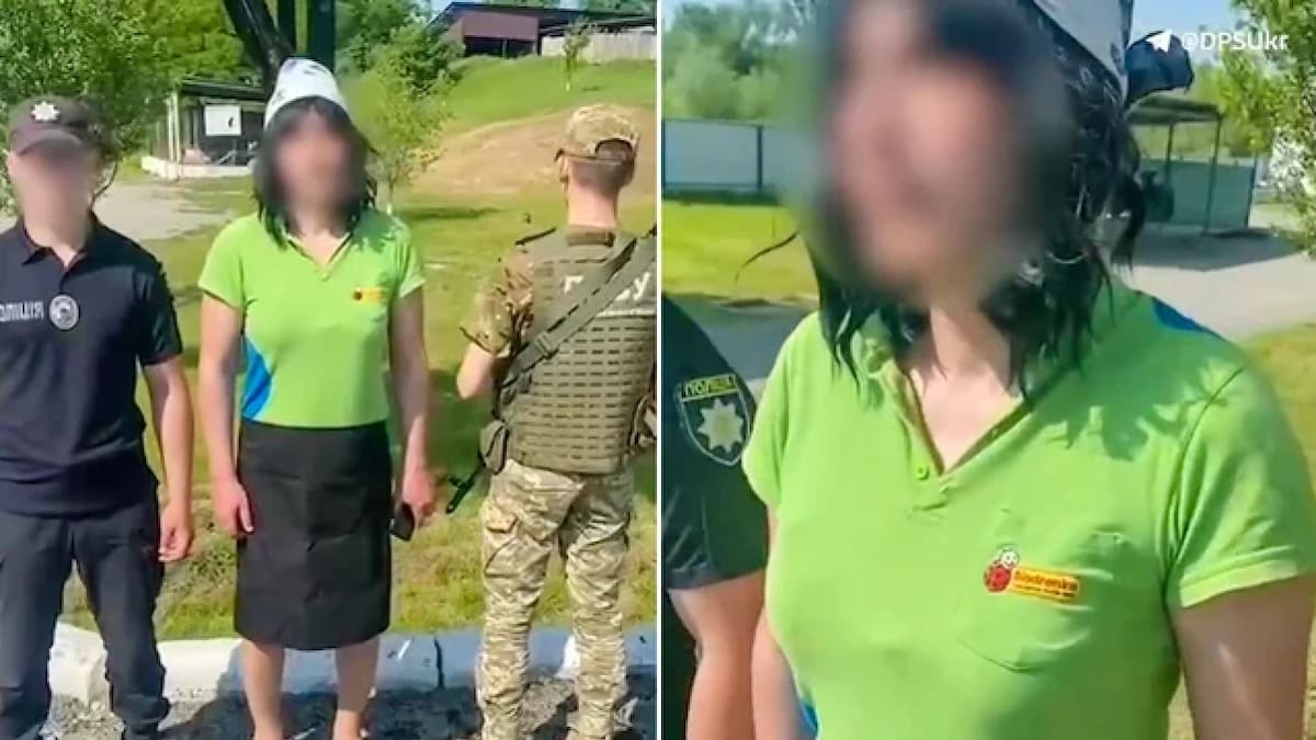 Se disfrazó de mujer para huir de Ucrania y no ir a la guerra. Foto: NA
