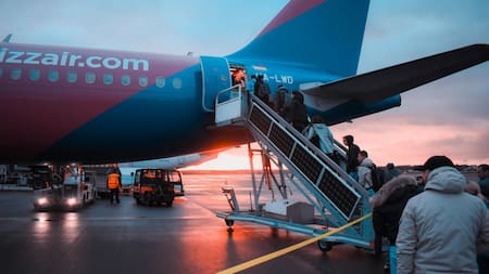 Embarque en un vuelo, avión, aerolínea. Foto: Pexels.