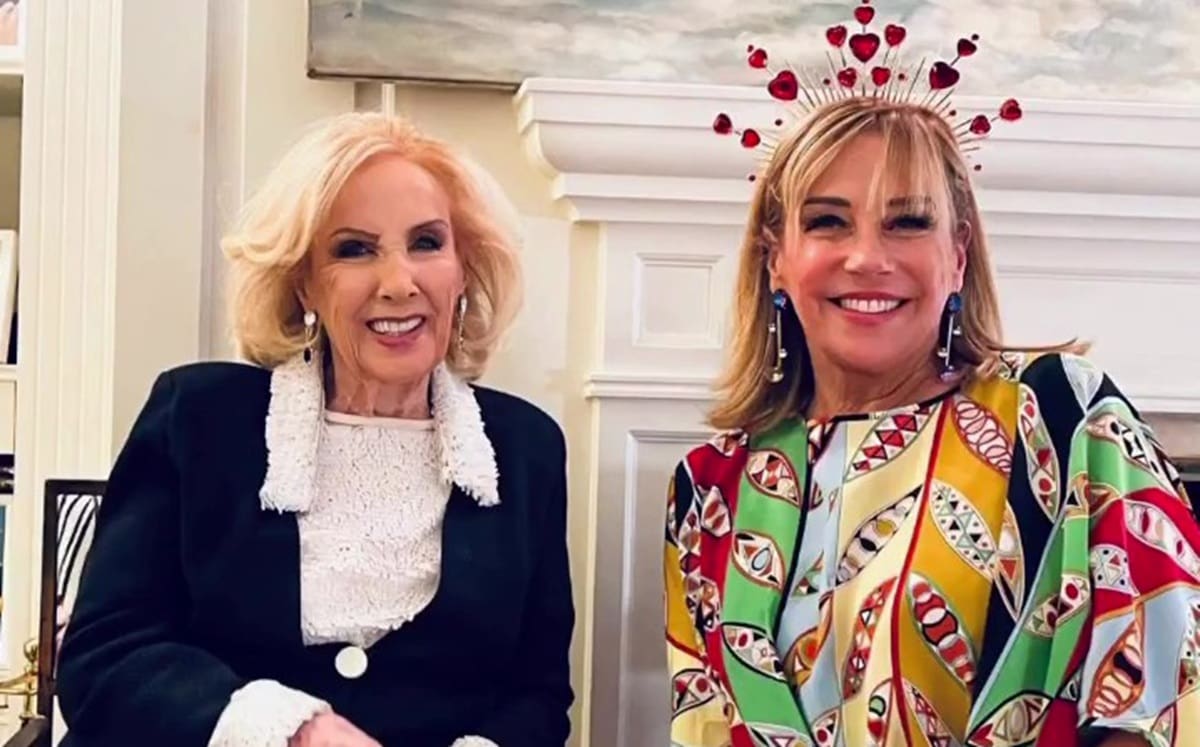 Marcela Tinayre y Mirtha Legrand.