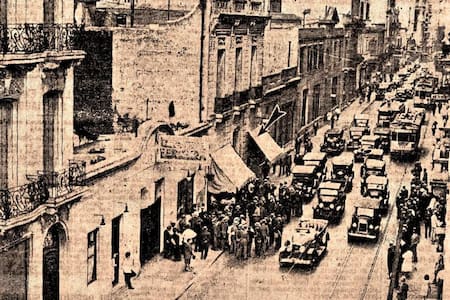 Momento de la detención de Severino Di Giovanni en pleno centro porteño