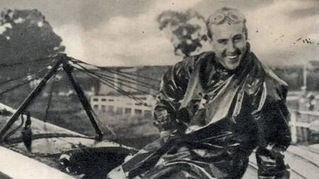 Jorge Newbery, piloto. Foto: Archivo General de la Nación.