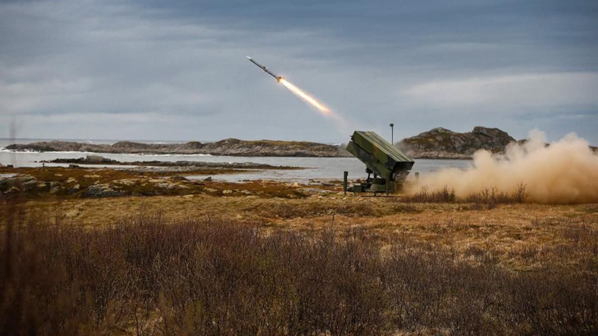 Sistema de defensa NASAMS para Ucrania.