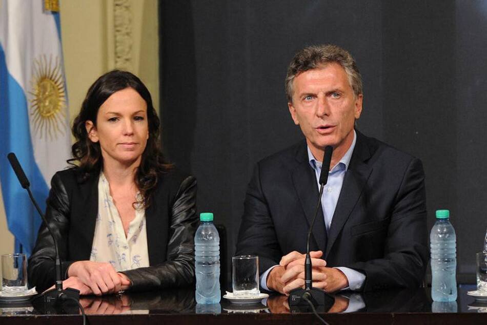 Carolina Stanley y Mauricio Macri