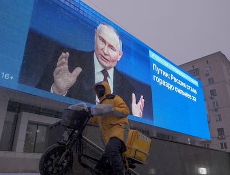Vladimir Putin, presidente de Rusia. Foto: Reuters.