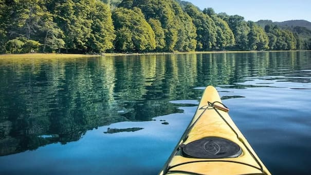 Rodeada de montañas y lagos espejo: el pueblo patagónico de 1.500 habitantes que esconde un bosque milenario