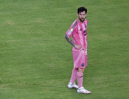 Lionel Messi con la casaca del Inter Miami en el Mundial de Clubes 2025. Foto: Reuters/Marco Bello.