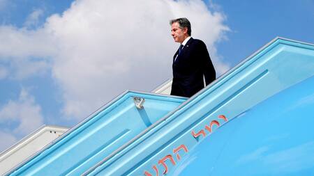 Antony Blinken en Israel. Foto: Reuters.