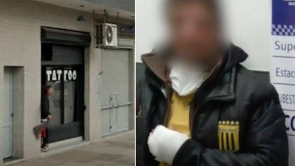Tiene 16 años, se tatuó sin consentimiento y su padre fue al local e hirió al tatuador con un cuchillo